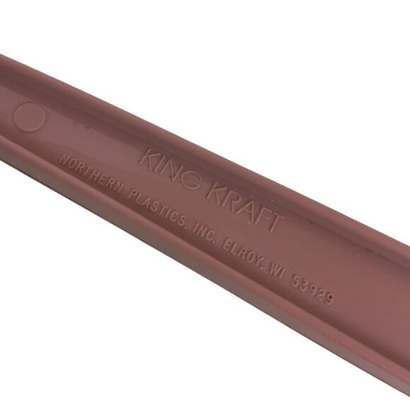 King Kraft Northern Plastics Rose Pink Cooking Spoon Plastic Kitchen Utensil - Picture 3 of 3